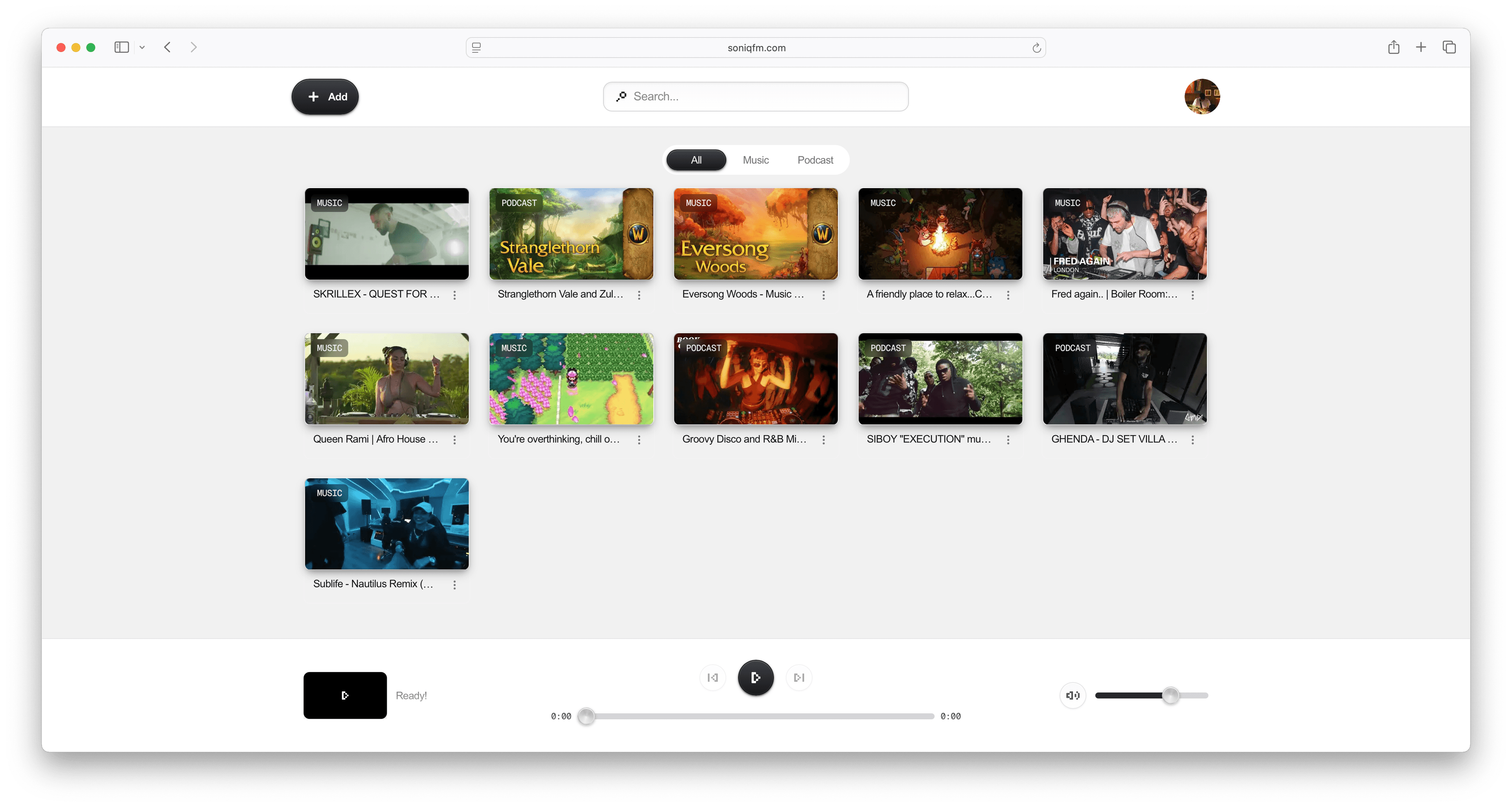 Soniq App - Music companion for flow state